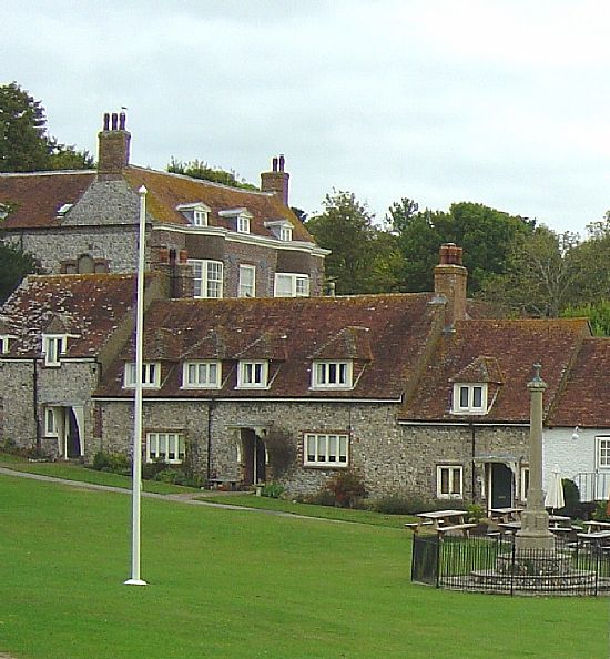 flag pole on the green